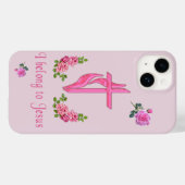 Jezus Case-Mate iPhone Case (Achterkant (horizontaal))