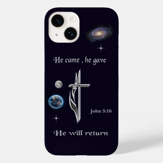 Jezus Case-Mate iPhone Case (Achterkant)
