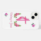 Jezus Case-Mate iPhone Case (Achterkant (horizontaal))