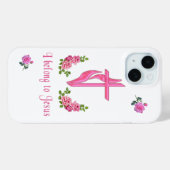 Jezus Case-Mate iPhone Case (Achterkant (horizontaal))