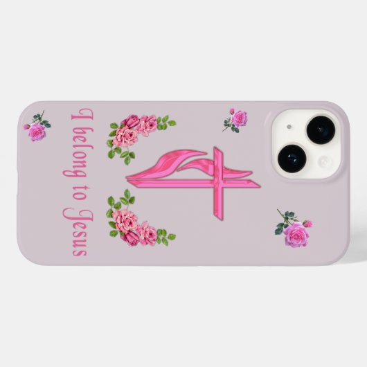 Jezus Case-Mate iPhone Case (Achterkant (horizontaal))