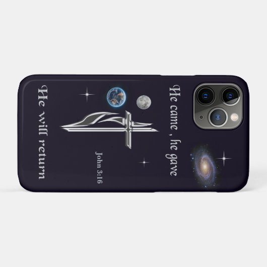 Jezus Case-Mate iPhone Case (Achterkant (horizontaal))