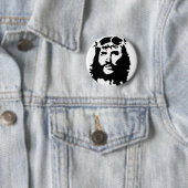 jezus-christ-revolutie ronde button 5,7 cm (In situ)