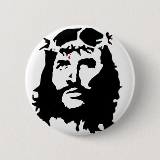 jezus-christ-revolutie ronde button 5,7 cm