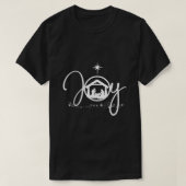 Jezus Christelijk kerstfeest Joy Jesus Natitivity  T-shirt (Design voorkant)