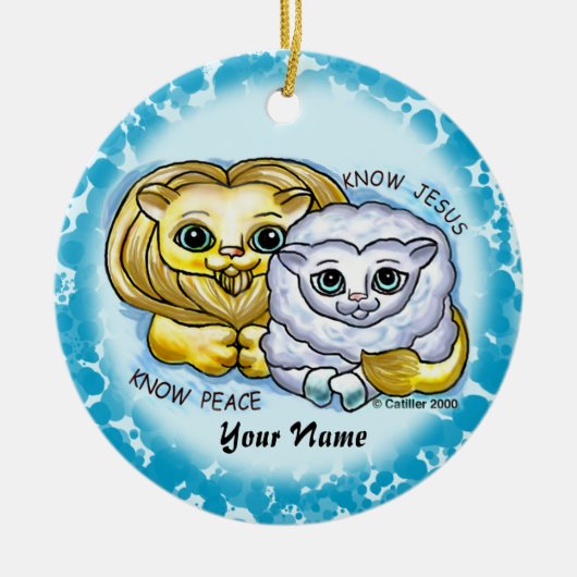 Jezus Christelijk ornament kennen (Voorkant)