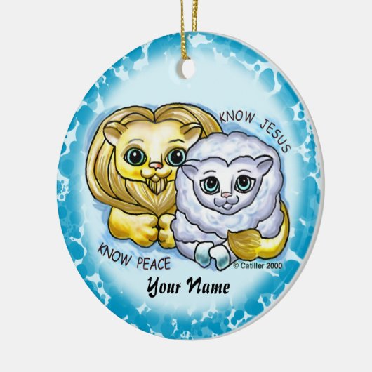 Jezus Christelijk ornament kennen (Links)