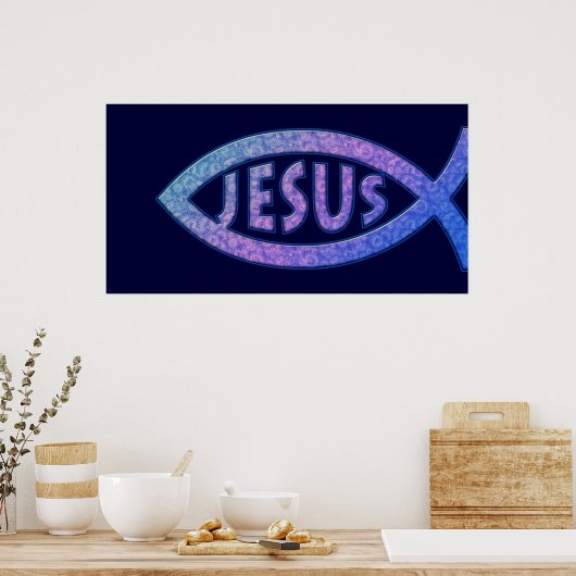 Jezus - Christelijk Poster (Keuken)