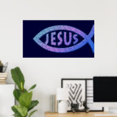 Jezus - Christelijk Poster (Thuiskantoor)