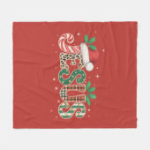 Jezus Christelijk Religieus Gezegde Geloof Bijbelv Fleece Deken (Voorkant (Horizontaal))