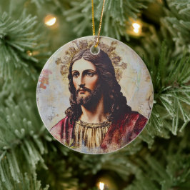 Jezus Christelijk Religieus Keramisch Ornament