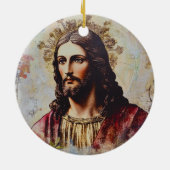  Jezus Christelijk Religieus Keramisch Ornament (Achterkant)