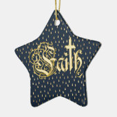 Jezus Christelijk Religieus Kruidenkerst Keramisch Ornament (Links)