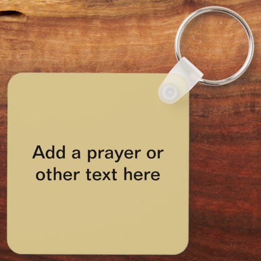 Jezus Christelijk Sleutelhanger (Achterkant)