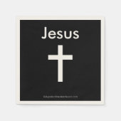 Jezus Christelijk Symboolkruis Servetten (Voorkant)