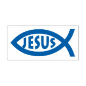 Jezus | Christelijk vissymbool Zelfinktende Stempel (Design)