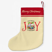 JEZUS | Christelijk | VREUGDE VOOR DE WERELD | fee Kleine Kerstsok (Achterkant)