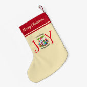 JEZUS | Christelijk | VREUGDE VOOR DE WERELD | fee Kleine Kerstsok (Achterkant (Hangend))