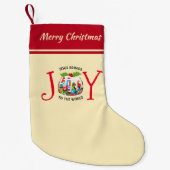 JEZUS | Christelijk | VREUGDE VOOR DE WERELD | fee Kleine Kerstsok (Voorkant)