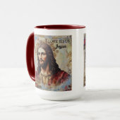  Jezus Christelijke gepersonaliseerde naam Mok (Voorkant links)