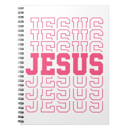 Jezus Christelijke god paaszomerkleuren Notitieboek (Voorkant)