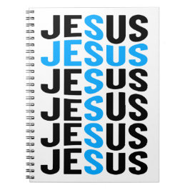 Jezus Christelijke god paaszomerkleuren Notitieboek