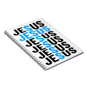 Jezus Christelijke god paaszomerkleuren Notitieboek (Rechterzijde)