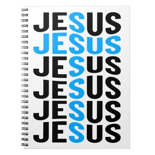 Jezus Christelijke god paaszomerkleuren Notitieboek (Voorkant)