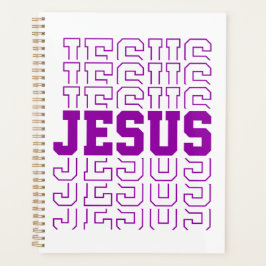 Jezus Christelijke god paaszomerkleuren Planner