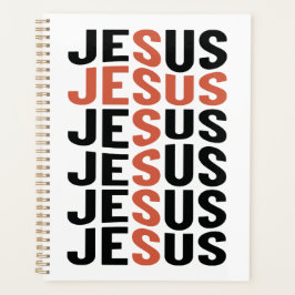 Jezus Christelijke god paaszomerkleuren Planner