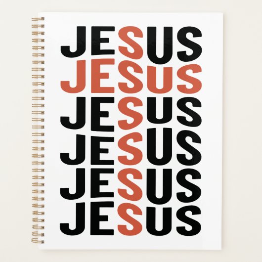 Jezus Christelijke god paaszomerkleuren Planner (Voorkant)