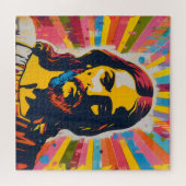 Jezus Christelijke Pop Kunst Legpuzzel (Horizontaal)