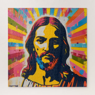 Jezus Christelijke Pop Kunst Legpuzzel