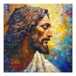 Jezus Christendom Neo-impressionisme Foto Afdruk
