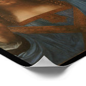 Jezus christt door Leonardo da Vinci, renaissancep Poster (Hoek)