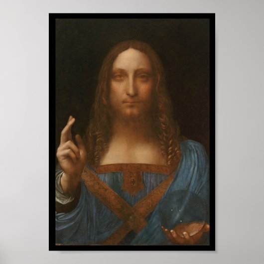 Jezus christt door Leonardo da Vinci, renaissancep Poster (Voorkant)
