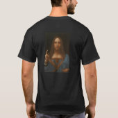 Jezus christt door Leonardo da Vinci, renaissancep T-shirt (Achterkant)