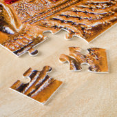 Jezus christt gouden icoon legpuzzel (Zijkant)