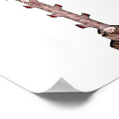 Jezus christt kruisbeeld borduurt kunst poster (Hoek)