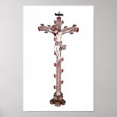 Jezus christt kruisbeeld borduurt kunst poster (Voorkant)