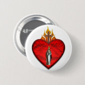 Jezus Christus3a Ronde Button 5,7 Cm (Voorkant /achterkant)