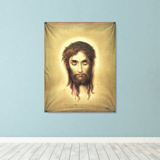 Jezus Christus 1876 Canvas Afdruk (Insitu (Houten vloer))