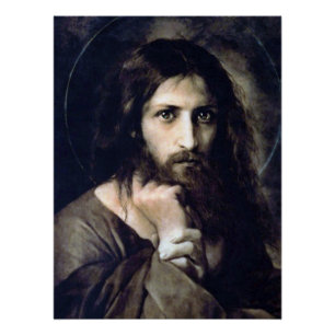Jezus Christus 1888 Georg Karl Franz Cornicelius Perfect Poster