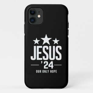 Jezus Christus 2024 President USA Verkiezing Polit Case-Mate iPhone Case