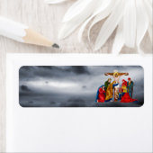 JEZUS CHRISTUS AAN HET KRUIS ADRESETIKETTEN ETIKET (Insitu)