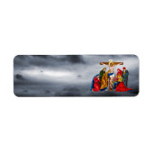 JEZUS CHRISTUS AAN HET KRUIS ADRESETIKETTEN ETIKET (Voorkant)