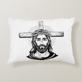 Jezus Christus Accent Kussen
