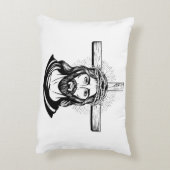 Jezus Christus Accent Kussen (Achterkant (Verticaal))