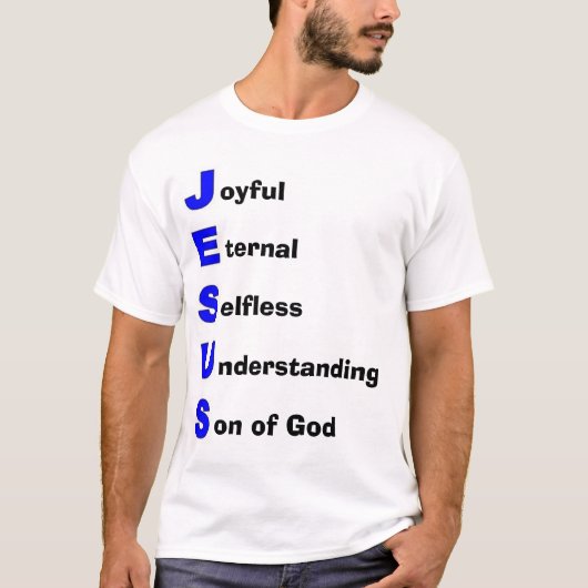 Jezus Christus Acronym T-shirt (Voorkant)