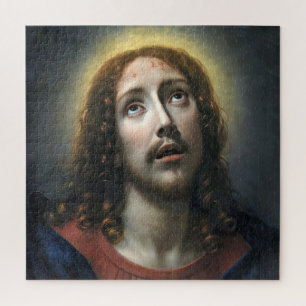 Jezus Christus Agony in de tuin. Legpuzzel